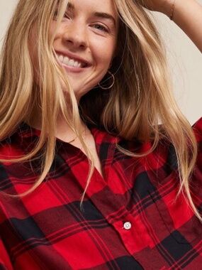 Grayson Frank Eileen Top The Hero Flannel Shirt Buffalo Plaid